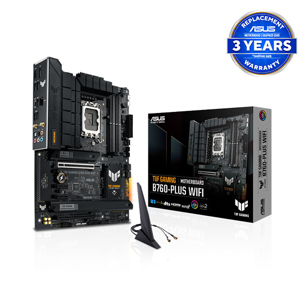 ASUS TUF GAMING B760-PLUS WIFI Intel 13th Gen ATX Motherboard